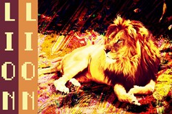 Lion Blockchain Art
