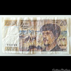 Billet de 20 Francs 1993