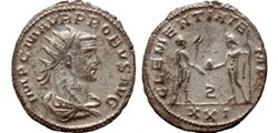 Probvs Antiochia RIC 921var Em1/Off 6