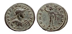 Probvs Ticinum RIC 349var Bust D7