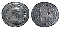 Probus Cyzicus RIC 908var (XXI Officina 2)