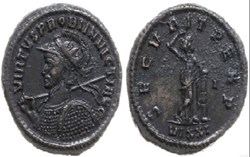 Probvs Ticinum RIC 527 "Invicti"