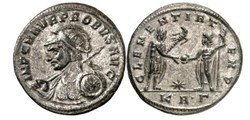 Probvs Serdica RIC 838var (Parma shield)