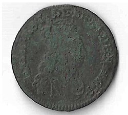 Louis XIV, Liard de France au buste juvénile