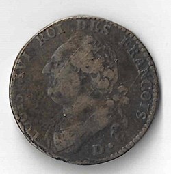 Louis XVI, 12 deniers dits "au faisceau", type François