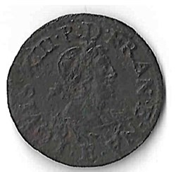 Louis XIII, Double tournois au grand buste viril drapé