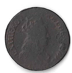 Louis XIV, Liard de France au buste juvénile