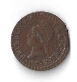 Première République, 1 Centime Dupré an 6 (1798)
