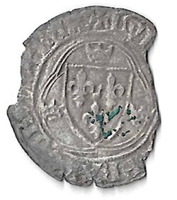 Louis XI, Blanc à la couronne