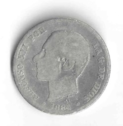 Alfonso XII, 2 Pesestas