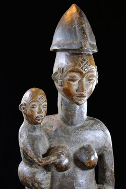 Grande statue de maternité - Punu Lumbo