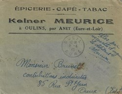 Enveloppe Épicerie Kelner Meurice