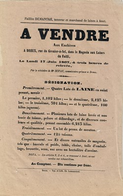 Vente de matériel de tannerie