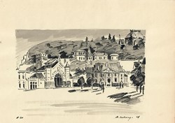 La place Mésirard, l'arsenal, les remparts, la Chapelle Royale Saint-Louis