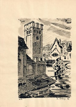 Lavoir et tour de l'arsenal