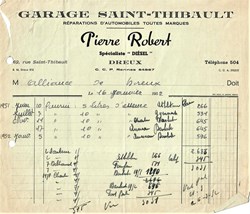 Garage Saint-Thibault Pierre Robert