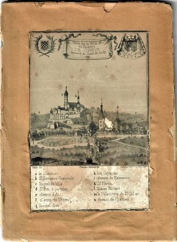 Veüe due la Ville et du chasteau de Dreux dessiné du costé du Midy - 1696