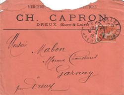 Enveloppe Mercerie Ch. Capron