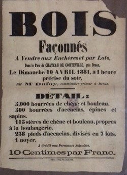 Vente de bois façonnés