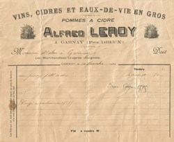 Vins, Cidres et Eaux-de-vie en gros Alfred Leroy