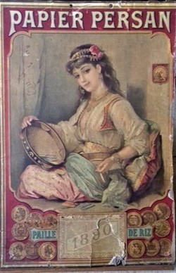 Calendrier Papier Persan 1890