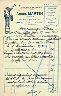 Afficheur André Martin