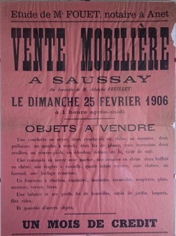 Vente mobilière