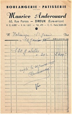 Boulangerie-Pâtisserie Maurice Anderouard