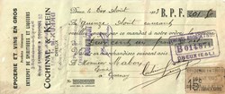 Mandat de l'Épicerie Largeois & Cochinal