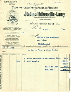 Manufacture d'Instruments de Musique Jérôme Thibouville-Lamy