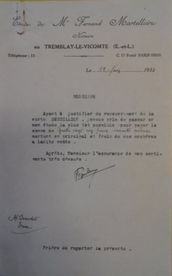 Étude notariale Maître Fernand Martellière