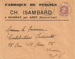 Enveloppe Fabrique de peignes Ch. Isambard