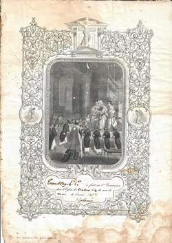 Première communion de Louis Gustave Tramblay