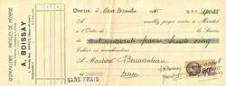 Mandat des Établissements Boissay