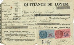 Reçu de quittance de loyer