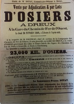Vente d'osiers