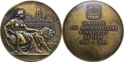 1986 Centenaire Compagnie des administrateurs d'immeubles Lyon
