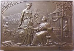 ND (1892-1917) Plaquette Association de la soierie lyonnaise