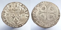 HENRI III Douzain 1er type 1587 Saint-Lo