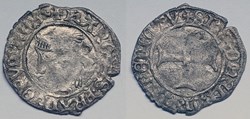 CHARLES VIII Liard au dauphin 1ère émission, Lyon (11 septembre 1483)
