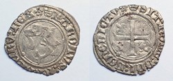 CHARLES VIII Liard au dauphin 2ème ém. Lyon (12/10/1488)