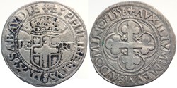 SAVOIE - EMMANUEL PHILIBERT - Blanc de 4 gros - 1556 Verceil