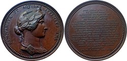 1855 Pose 1ère pierre de la rue Impériale à Lyon