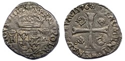 HENRI III Douzain du Dauphiné 1er type Var