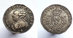 LOUIS XVI Vingtième d'écu aux branches d'olivier 1783 Paris