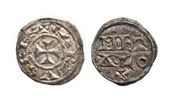 POITOU (Comté) - MELLE - monnayage immobilisé XIIème - Obole