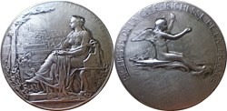 ND (type avant 1911...) Médaille Chambre de Commerce de Lyon par O. Roty