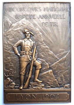 1904 VIIIème concours national IVe fête annuelle de tir, Plaquette