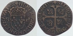 HENRI IV Douzain du 2ème type 1595 sans marque d'atelier