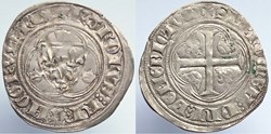 CHARLES VII Blanc à la couronne 1ère émission (28 janvier 1436) Paris